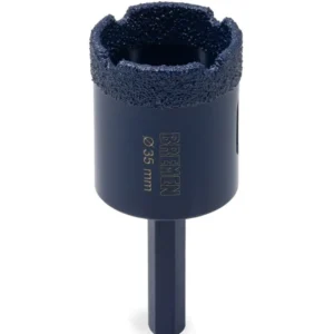 <div class="sku-tienda"><strong>COD:</strong> BRE8254</div>BROCA DIAMANTADA 35mm p/ TALADRO BREMEN