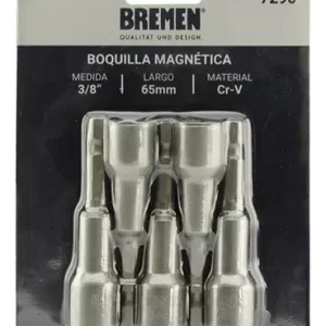 <div class="sku-tienda"><strong>COD:</strong> BRE7292</div>BOQUILLA MAGNETICA 3/8 x 65mm [Blister 5 unid] WEMBLEY®