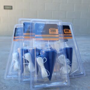 PLOMADA DE ALBAÑIL CON BLISTER DE 300 GRS.