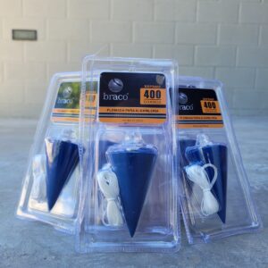 PLOMADA DE ALBAÑIL CON BLISTER DE 500 GRS.