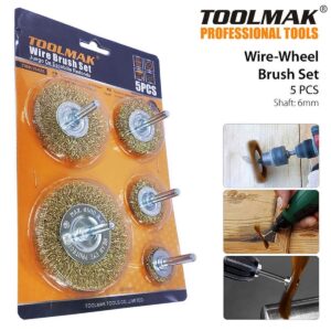 <div class="sku-tienda"><strong>COD:</strong> BRACTMK19436</div>JUEGO CEPILLOS C/VASTAGO 5 PCS