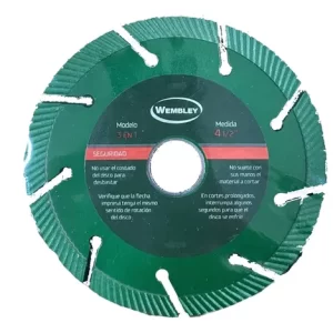 <div class="sku-tienda"><strong>COD:</strong> BRE6060</div>DISCO DIAM. WEMBLEY 4-½  3 en 1