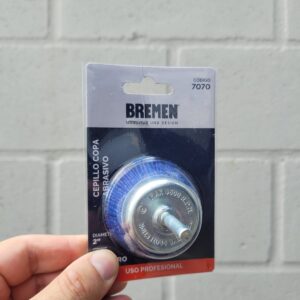 <div class="sku-tienda"><strong>COD:</strong> BRE7070</div>CEPILLO COPA ABRASIVO 2″ P/TALADRO BREMEN