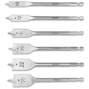 <div class="sku-tienda"><strong>COD:</strong> BRE7643</div>Mechas para Madera en Jgo x 6 Pzs. (4-12mm) BREMEN®