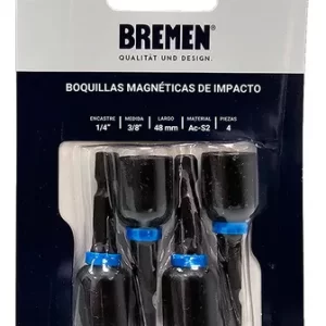 <div class="sku-tienda"><strong>COD:</strong> BRE7876</div>BOQUILLA MAG DE IMPACTO 3/8x48mm[Blister 4 unid]BREMEN®