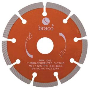 <div class="sku-tienda"><strong>COD:</strong> BRACBRS180</div>Disco diamant. segmentado 180mm