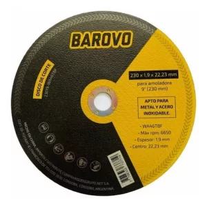 <div class="sku-tienda"><strong>COD:</strong> CEG23019-WA46TBF</div>Disco de corte 9″ espesor 1,9 mm