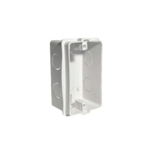 Caja de embutir rectangular 10 × 5,5 blanca