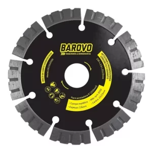 <div class="sku-tienda"><strong>COD:</strong> CEGDCCGS23026</div>Disco de corte segmentado CONCRETO Y GRANI 230mm BAROVO