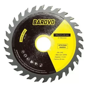 <div class="sku-tienda"><strong>COD:</strong> CEGM4-24D</div>Disco para madera 115mm 24 dientes BAROVO