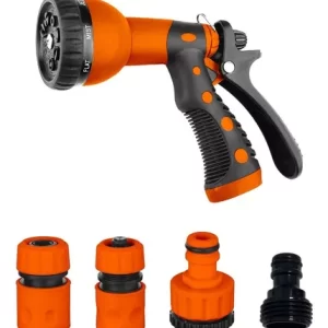 <div class="sku-tienda"><strong>COD:</strong> CEGSPR8F</div>Set pistola de riego 9 funciones más conectores