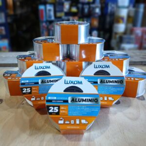 <div class="sku-tienda"><strong>COD:</strong> DERP038</div>CINTA ADHESIVA ALUMINIO 25mts x 48mm de ancho