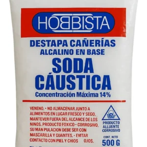 <div class="sku-tienda"><strong>COD:</strong> CAU023</div>Soda Caustica en perlas 500 GRS – HOBBISTA [15651]
