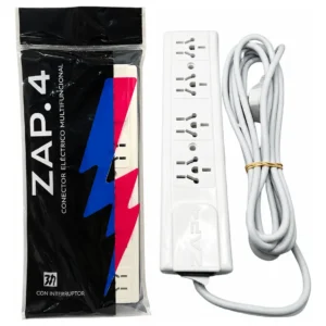 <div class="sku-tienda"><strong>COD:</strong> DEB329</div>Zapatilla 4 tomas x 1,5 mts ZAP-4
