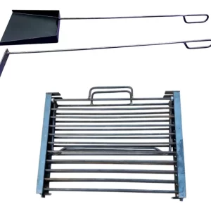 <div class="sku-tienda"><strong>COD:</strong> ATK2</div>SET 2 PARRILLA PLEGABLE 40×60+PALITA Y ATIZADOR GRANDE