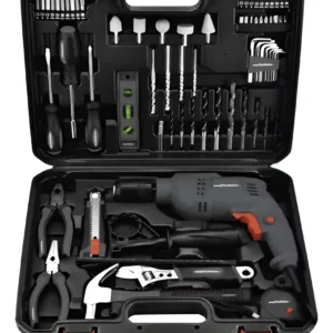 <div class="sku-tienda"><strong>COD:</strong> GLNTP413/7/220K</div>Taladro Percutor 13mm 650w + Kit Herramientas Gladiator