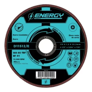 <div class="sku-tienda"><strong>COD:</strong> GLNER250-4-1B</div>Disco ABRASIVO DE CORTE 115×1,2×22,2 (D11512/E)