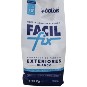 <div class="sku-tienda"><strong>COD:</strong> FCX004</div>Facil fix Exterior blanco x 1,25 kg.