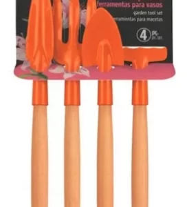 <div class="sku-tienda"><strong>COD:</strong> CEG78104/801</div>Kit de herramientas metálicas para macetas 4 pzas Tramo