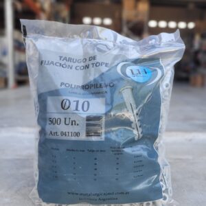 <div class="sku-tienda"><strong>COD:</strong> LH09</div>Tarugo PP 10 Tope bolsa 500u