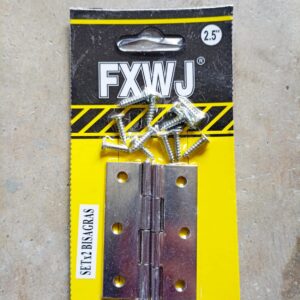 <div class="sku-tienda"><strong>COD:</strong> MAYFERACC008</div>BISAGRA 2.5″ SETx 2 C/TORNILLOS