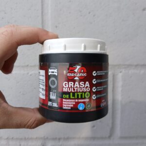 <div class="sku-tienda"><strong>COD:</strong> PROSP029</div>Grasa Multiuso Litio Roja 250 gr Mecanic
