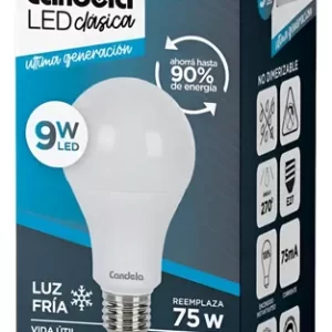 <div class="sku-tienda"><strong>COD:</strong> PVA130</div>Lampara led 9 W fría CANDELA