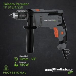 <div class="sku-tienda"><strong>COD:</strong> GLNTP413-6-220</div>Taladro percutor 220V GLADIADOR